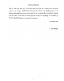 [Luận văn thạc sĩ]_Giải pháp nâng cao năng lực công tác QTNL tại Công ty TNHH Thành Đô Lạng Sơn