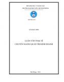 [Luận văn thạc sĩ]_Nâng cao hiệu quả kiểm tra trị giá Hải quan tại Cục Hải quan TP Hải Phòng