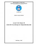 [Luận văn thạc sĩ]_Quản trị hoạt động giao nhận hàng hóa xuất nhập khẩu tại Công ty CP đại lý hàng hải VN – CN Hải Phòng