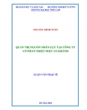 [Luận văn thạc sĩ]_Quản trị nguồn nhân lực tại Công ty cổ phần Nhiệt điện An Khánh