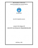 [Luận văn thạc sĩ]_Trách nhiệm xã hội đối với khách hàng của VNPT Hải Phòng