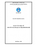 [Luận văn thạc sĩ]_Trách nhiệm xã hội đối với khách hàng của VNPT Hải Phòng