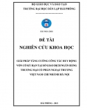 [Nghiên cứu khoa học]_Giải pháp tăng cường công tác huy động vốn có kỳ hạn tại SGD Ngân hàng Vietcombank – CN Hà Nội