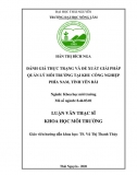 [Luận văn thạc sĩ]_ Đánh giá thực trạng và đề xuất giải pháp  quản lý môi trường tại KCN phía Nam, tỉnh Yên Bái