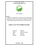 [Luận văn thạc sĩ]_ Nghiên cứu ảnh hưởng của một số loại giá thể đến sinh trưởng phát triển và chất lượng của giống dưa lê Hồng Kim