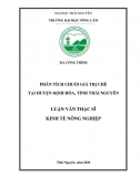 [Luận văn thạc sĩ]_ Phân tích chuỗi giá trị chè tại huyện Định Hóa, tỉnh Thái Nguyên