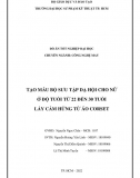 [Đồ án tốt nghiệp]_ Tạo mẫu bộ sưu tập dạ hội cho nữ ở độ tuổi từ 22 đến 30 tuổi lấy cảm hứng từ áo corset