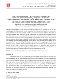 [Tạp chí khoa học]_ Chủ đề “khám phá từ trường trái đất” theo hướng PT năng lực tự học cho HS với sự hỗ trợ của mạng XH