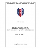 [Luận văn thạc sĩ]_ Thử việc theo quy định của pháp luật lao động VN - Thực tiễn áp dụng