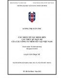 [Luận văn thạc sĩ]_ Các nhân tố tác động đến cấu trúc kỳ hạn nợ của các công ty niêm yết tại VN