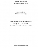 Giáo trình - Cơ Sở Pháp Lý Trong Giáo Dục Và Quản Lý Giáo Dục 