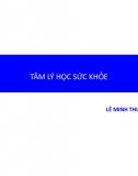 Tâm Lý Học Sức Khỏe – Lê Minh Thuận 