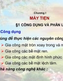 Bài Giảng - Máy Công Cụ 2 