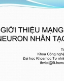 Bài Giảng Mạng Neuron Nhân Tạo - Neural Net 