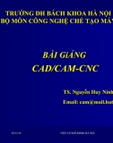 Bài Giảng CADCAM-CNC 