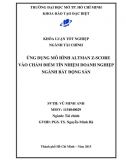 Khoá luận tốt nghiệp_ Ứng dụng mô hình Altman ZScore vào chấm điểm tín nhiệm doanh nghiệp ngành bất động sản