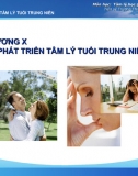 Sự Phát Triển Tâm Lý Tuổi Trung Niên 