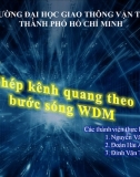 Đề tài ghép kênh theo bước sóng wdm