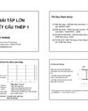 Hướng Dẫn Bài Tập Lớn Kết Cấu Thép 1 