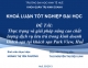 Slide - Thực trạng và giải pháp nâng cao chất lượng dịch vụ lưu trú trong kinh doanh khách sạn tại khách sạn park view, huế