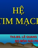 Bài Giảng - Hệ Tim Mạch ThS.BS. LÊ QUANG TUYỀN 