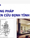 Bài Giảng chương 4 - Phương Pháp Nghiên Cứu Định Tính 