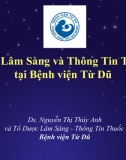 Dược Lâm Sàng Và Thông Tin Thuốc Tại Bệnh Viện Từ Dũ 