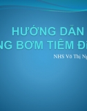 Hướng dẫn sử dụng bơm tiêm điện 