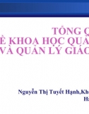 Tổng Quan Về Khoa Học Quản Lý Và Quản Lý Giáo Dục 