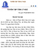 Tuyển Tập Tâm Lý Học (Phạm Minh Hạc)