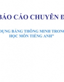 Báo Cáo Chuyên Đề Sử Dụng Bảng Thông Minh Trong Dạy Học Môn Tiếng Anh 