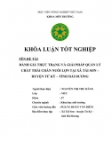 Khoá luận_ Đánh Giá Thực Trạng Và Giải Pháp Quản Lý Chất Thải Chăn Nuôi Lợn Tại Xã Tái Sơn, Huyện Tứ Kỳ, Tỉnh Hải Dương 