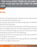 Đề án - Đánh giá tiềm năng phát triển dự án điện mặt trời nối lưới quốc gia tại việt nam tới năm 2020, tầm nhìn 2030