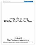 Hướng Dẫn Sử Dụng Hệ thống Đấu Thầu Qua Mạng