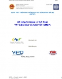 Kế hoạch quản lý đổ thải vật liệu đào và nạo vét (DMDP) - dự án phát triển giao thông khu vực đồng bằng Bắc Bộ (Ndtdp)