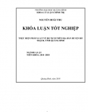 Khóa luận tốt nghiệp_ Thực hiện pháp luật về hộ tịch trên địa bàn huyện Bố Trạch, tỉnh Quảng Bình