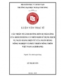 Luận văn thạc sĩ_ Các nhân tố ảnh hưởng đến sự hài lòng của KHCN khi sử dụng DV ngân hàng điện tử của Agribank