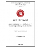Luận văn thạc sĩ_ Chiến lược kinh doanh của công ty TNHH YM2S PTE Vina