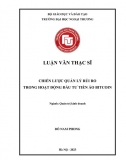 Luận văn thạc sĩ_ Chiến lược quản lý rủi ro trong hoạt động đầu tư tiền ảo Bitcoin