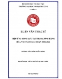 Luận văn thạc sĩ_ Hiệu ứng động lực tại thị trường hàng hóa Việt Nam giai đoạn 2008-2022