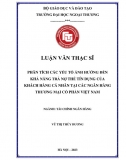 Luận văn thạc sĩ_ Phân tích các yếu tố ảnh hưởng đến khả năng trả nợ thẻ tín dụng của KHCN tại các ngân hàng TMCP