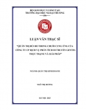 Luận văn thạc sĩ_ Quản trị rủi ro trong chuỗi cung ứng của công ty CP dịch vụ phân tích di truyền Gentis