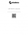 Đề cương - Luật vận tải