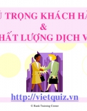 Khách hàng và chất lượng dịch vụ