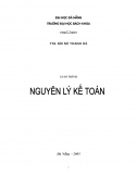 Giáo trình nguyên lý kế toán - ThS Bùi Nữ Thanh Hà