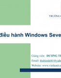 Bài 1. Giới thiệu - HĐH Windows Server 2003 - Dương Thị Thu Hiền