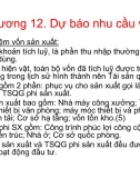 Chương 12. Dự báo nhu cầu vốn