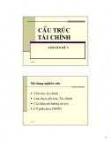 Chuyên đề 3. Cấu trúc tài chính