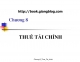 C8. Thuê tài chính - Slide Tài chính công ty nâng cao