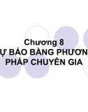 Chương 8. Dự báo bằng phương pháp chuyên gia